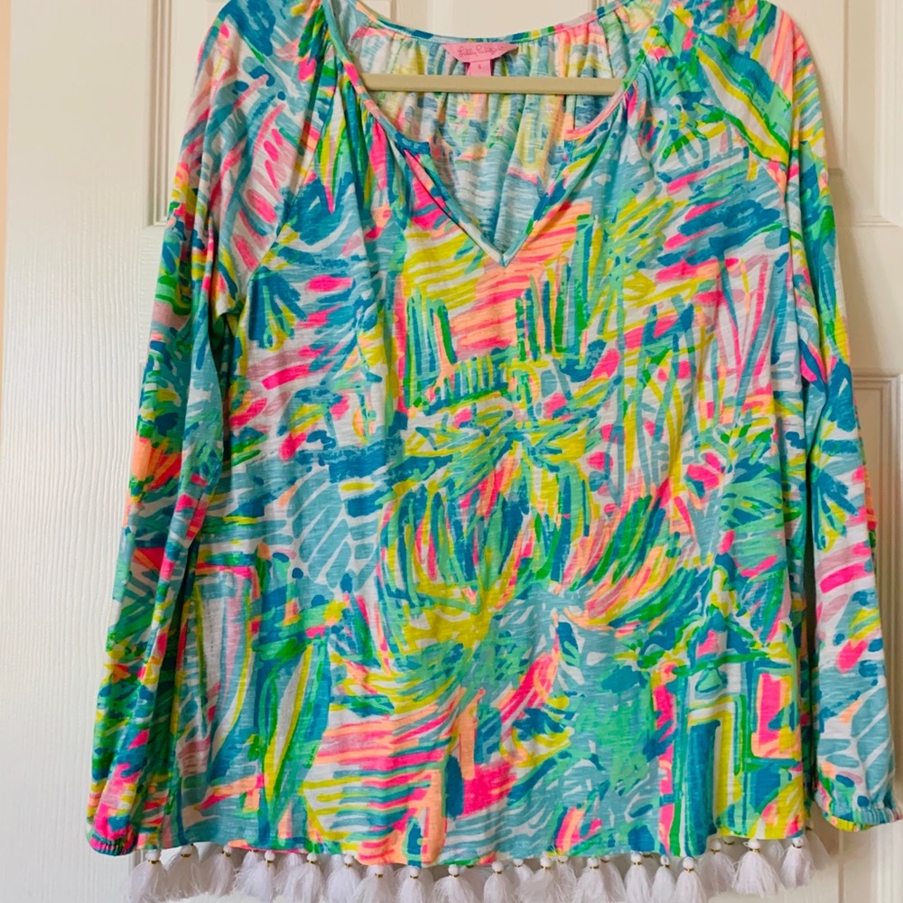 Lilly Pulitzer Sea Salt and Sun top